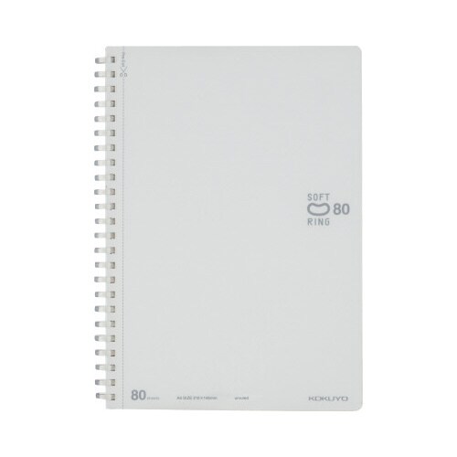 ソフトリングノート A5 無地 80枚
