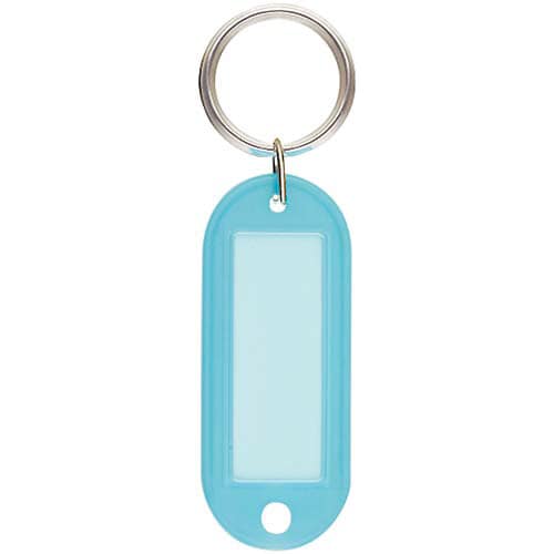 キーホルダー型名札両面大PP製42×17水×10