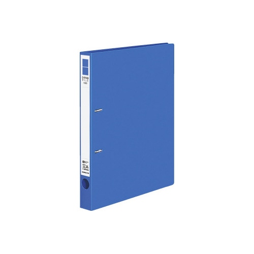 Dリングファイル<ER>青A4縦背幅34mm