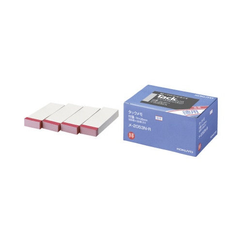 タックメモお徳用 75×25 赤帯100枚 20冊