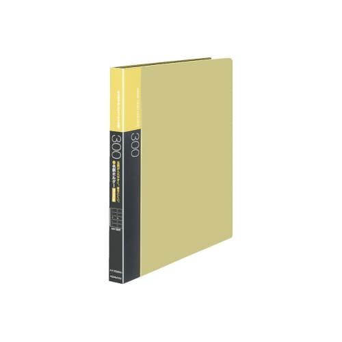 名刺ホルダー差替式 A4縦30穴300名刺横入 黄