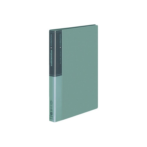 クリヤーブック タフネス固定式 A4縦 40P緑