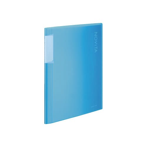 ノビータ クリアカラー A4縦 20P 淡青