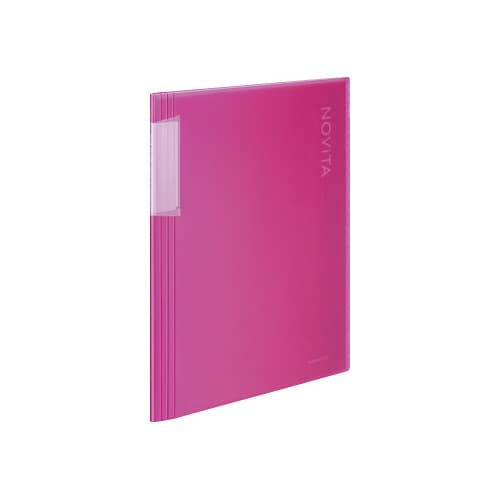 ノビータ クリアカラー A4縦 20P 桃