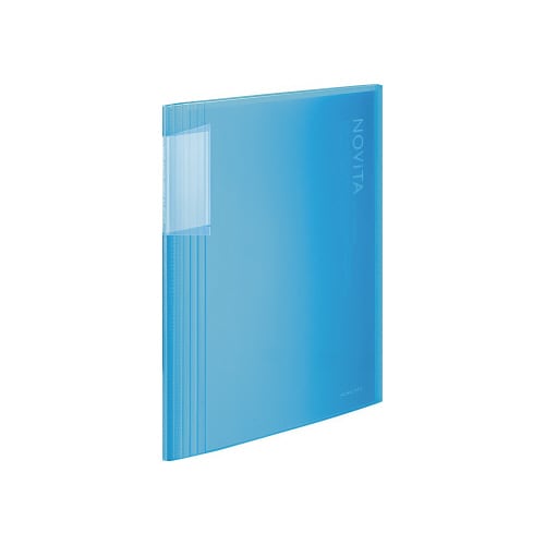 ノビータ クリアカラー A4縦 40P 淡青