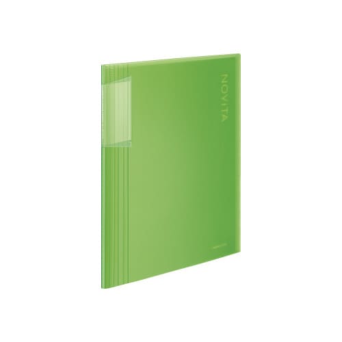 ノビータ クリアカラー A4縦 40P 淡緑