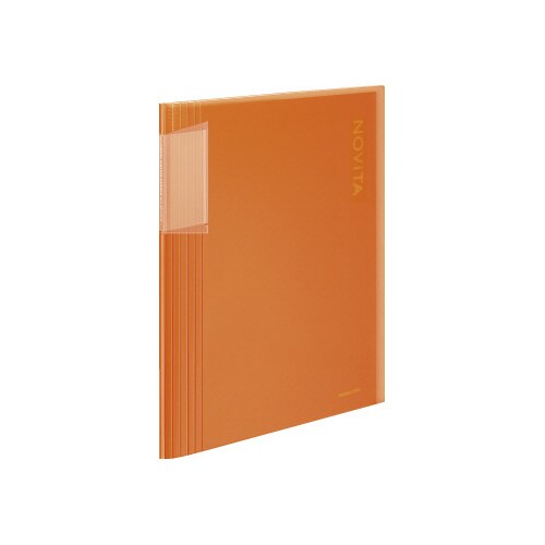 ノビータ クリアカラー A4縦 40P 橙