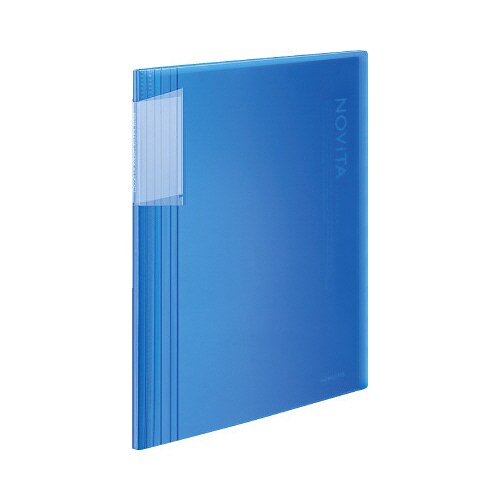 ノビータ クリアカラー A4縦 60P 青