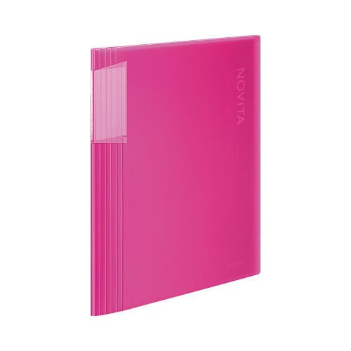 ノビータ クリアカラー A4縦 60P 桃