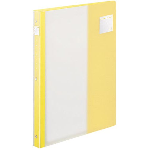クリヤーブック ウェブレ替紙式A4縦 イエロー