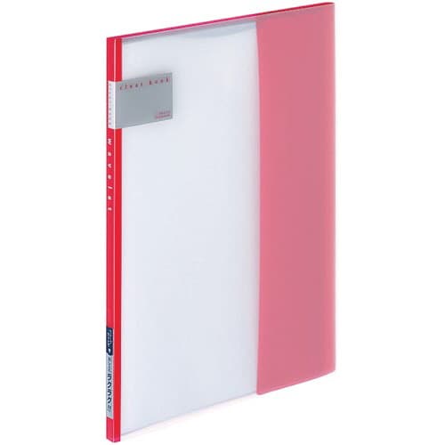 クリヤーブック ウェブレ固定式A4 スカーレット