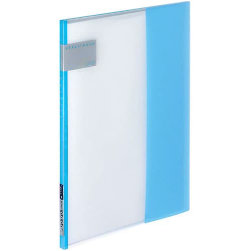 クリヤーブック ウェブレ固定式A4 スカイブルー