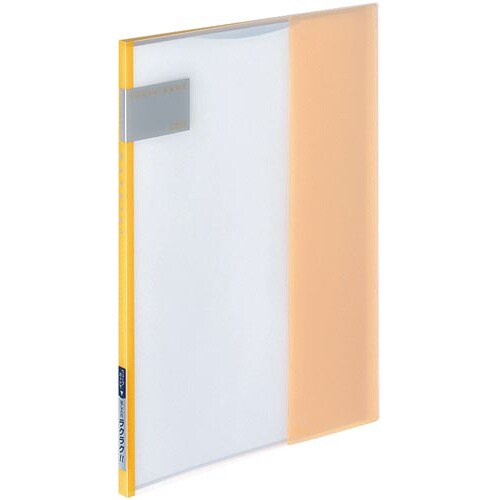 クリヤーブック ウェブレ固定式A4 橙