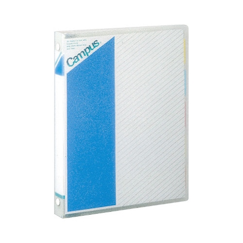 バインダーノート ミドルタイプA5 20穴 青