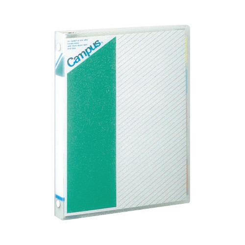 バインダーノート ミドルタイプA5 20穴 緑