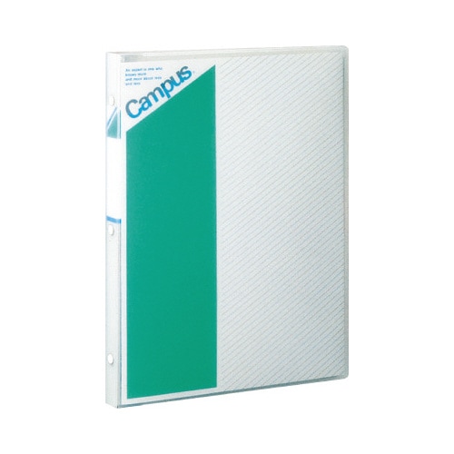 バインダーノート ミドルタイプA4 30穴 緑