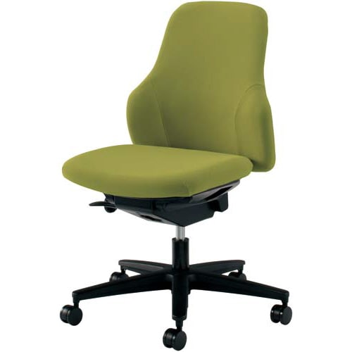 グーフォ 肘なし 白シェル ライトオリーブ4脚以上