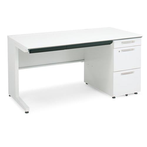 iSデスク 片袖 幅1400奥行700 幕板下