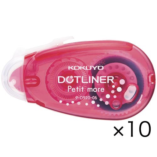 ドットライナープチモアピンク使い切り強粘着×10