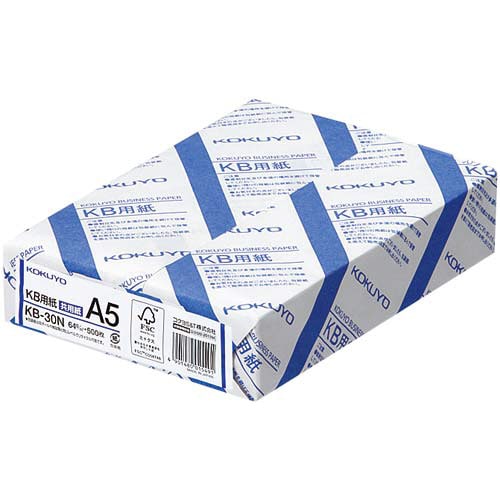 KB用紙(共用紙) 64g A5 1冊(500枚)