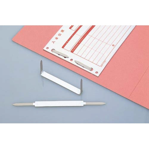 PO鋼板ファスナー50mm粘着シール付 100本