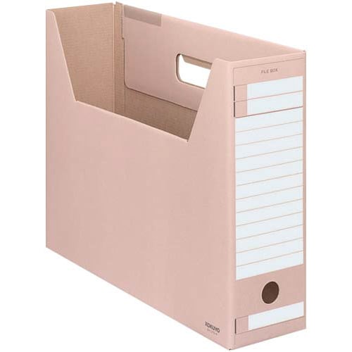 ファイルボックス Dタイプ B4横 桃 5個