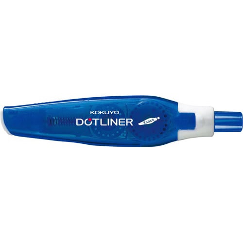 テープのり<ドットライナーノック>本体ブルー5個