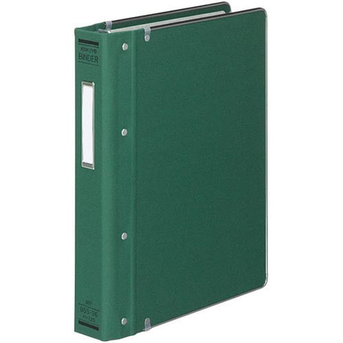 バインダーMP B5縦200枚収容 総布貼 緑4冊