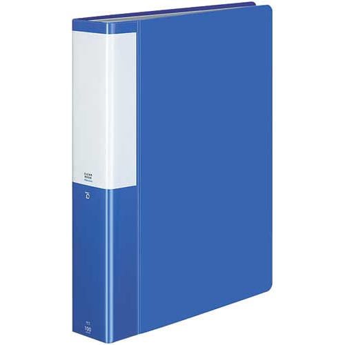 クリヤーブックポジティ A4縦 青 100P4冊