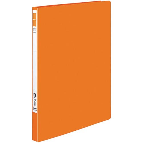 レバーファイル<Eze>A4縦12mm 橙 10冊