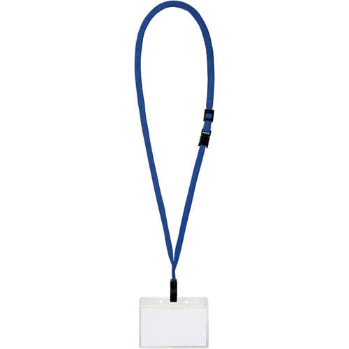 ソフト吊り下げ名札(チャックなし) 青 100個