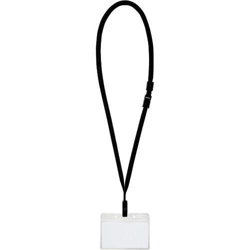 ソフト吊り下げ名札(チャックなし) 黒 300個