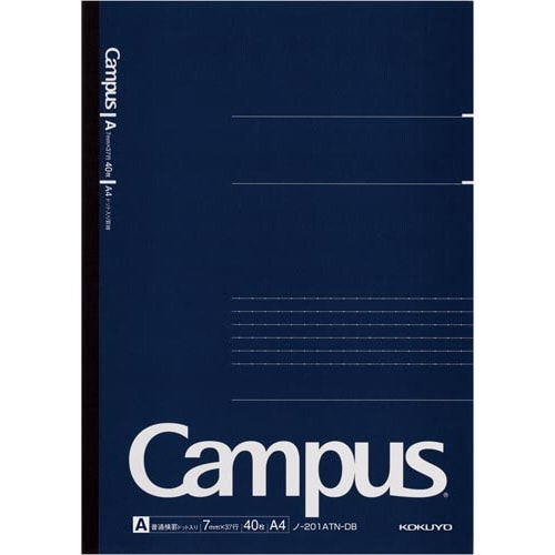 キャンパスノート<ドット入り罫線>A4×5