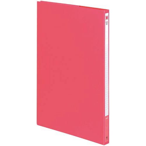 ケースファイル 色厚板紙A4縦 赤 5冊