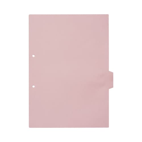 カラー仕切カード見出し補強6山 第4山桃 100枚