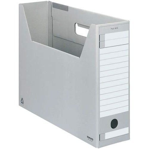 ファイルボックス Dタイプ A4横 灰 10個