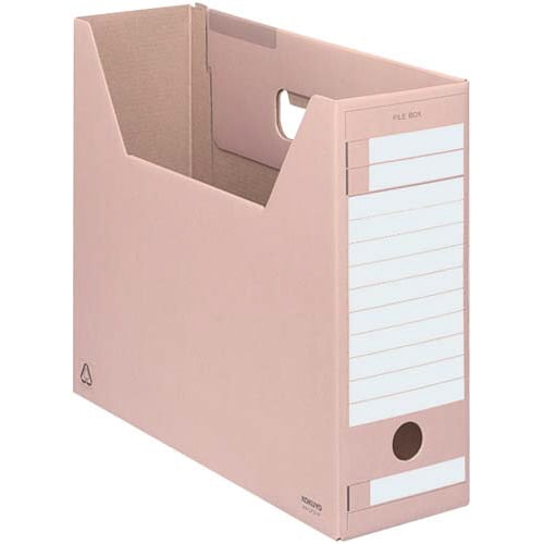 ファイルボックス Dタイプ A4横 桃 10個