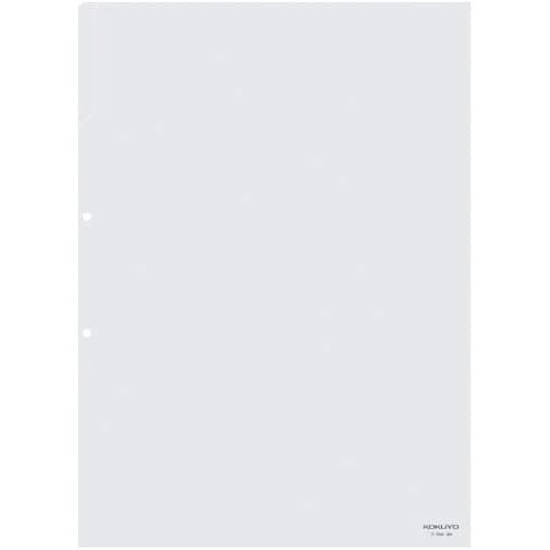 クリヤーホルダー2穴あき B4 透明 5枚