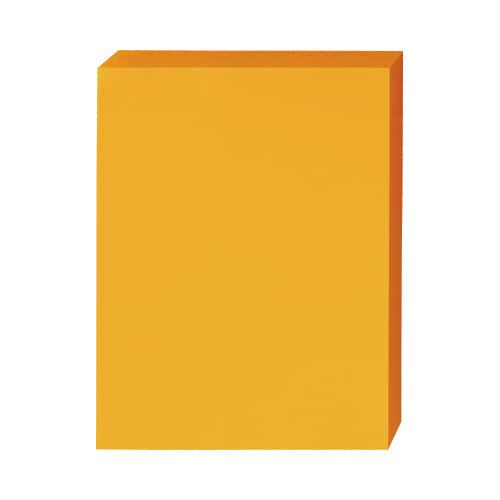 スタンダードカラーペーパーA4 1冊×3 オレンジ