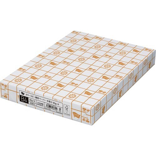 カラーコピー機用ペーパー80g B4 500枚