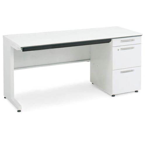 iSデスク 片袖幅1500奥行650 幕板下