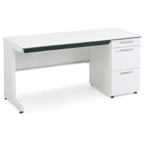 iSデスク 片袖幅1500奥行600 幕板下