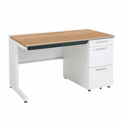 iSデスク片袖A41200×700ミディアム幕板下