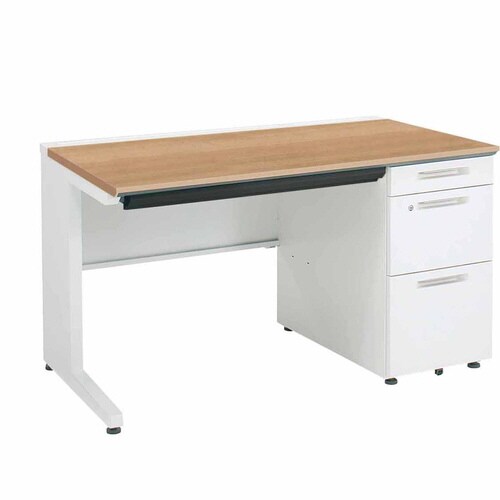 iSデスク片袖B41200×700ミディアム幕板下