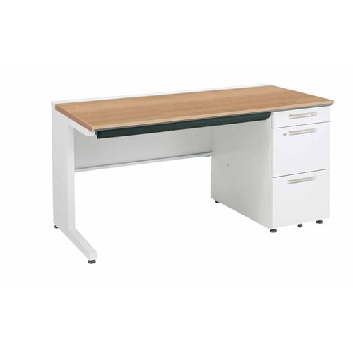 iSデスク片袖A41400×700ミディアム幕板下