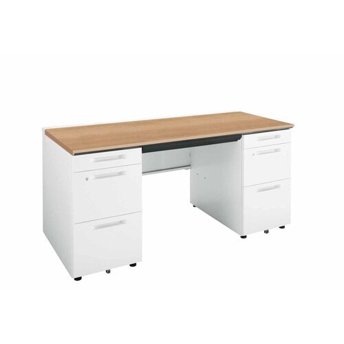 iSデスク両袖A4B41500×700MP2幕板下