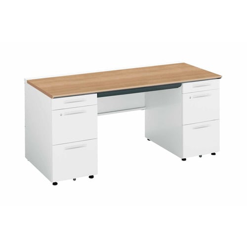 iSデスク両袖A41600×700ミディアム幕板下