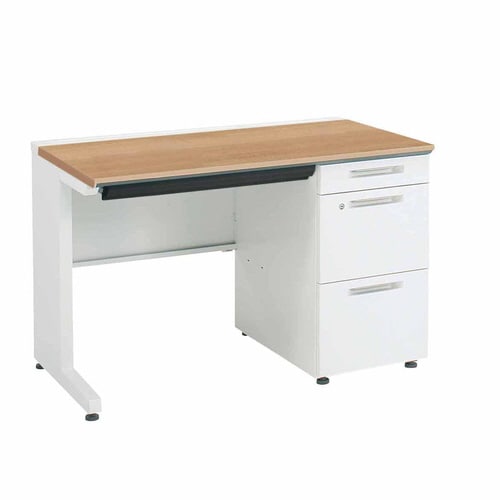 iSデスク片袖A41100×600ミディアム幕板下