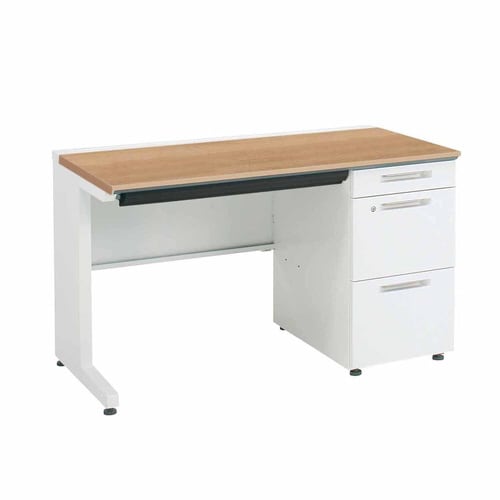 iSデスク片袖A41200×600ミディアム幕板下