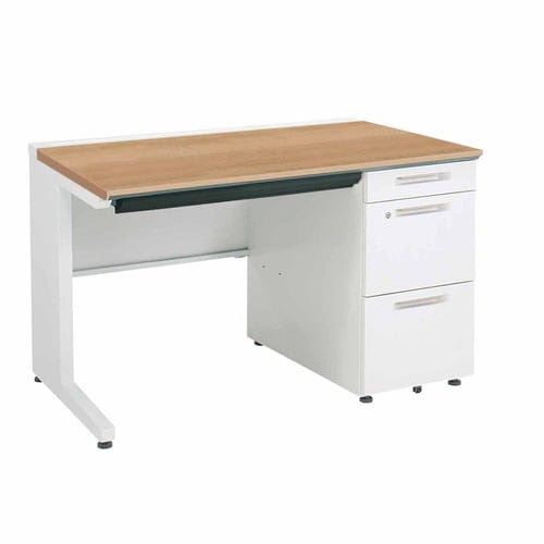 iSデスク片袖A41100×700ミディアム幕板下